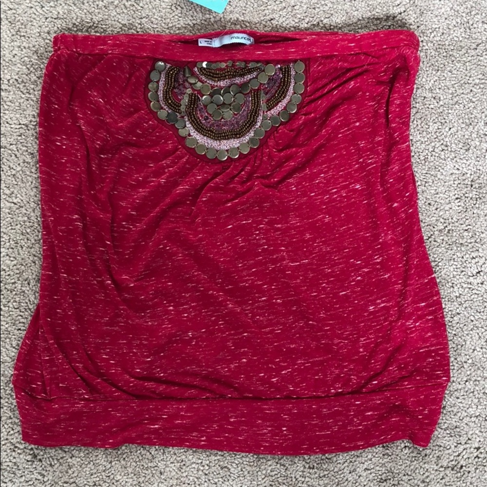 Maurices strapless shirt